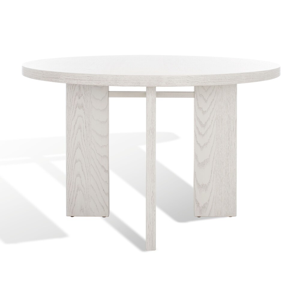 SAFAVIEH Couture Calamaria Round Wood Dining Table   47.75 IN W x 47.75 IN D x 30 IN H