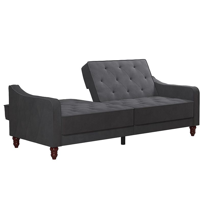 Novogratz Vintage Tufted Split Back Futon