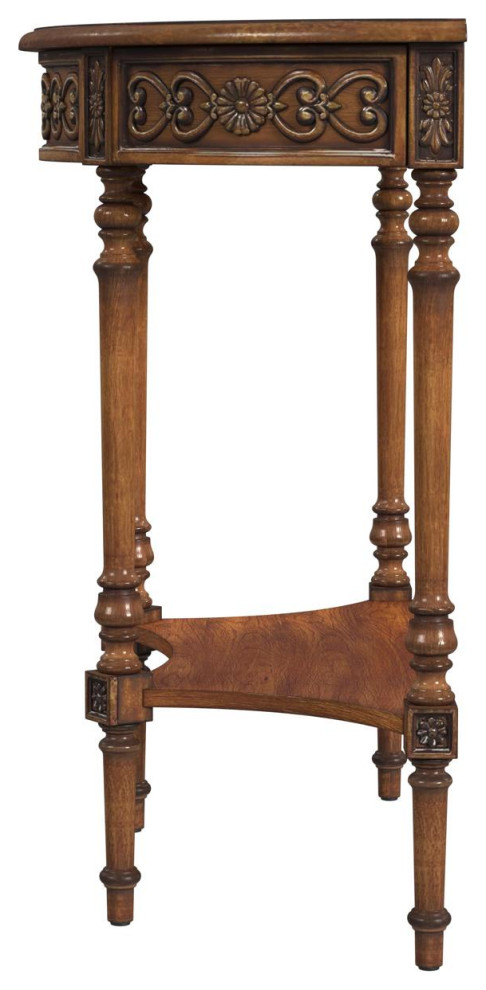 Danelle Console Table  Antique Cherry   Traditional   Console Tables   by Lighting New York  Houzz