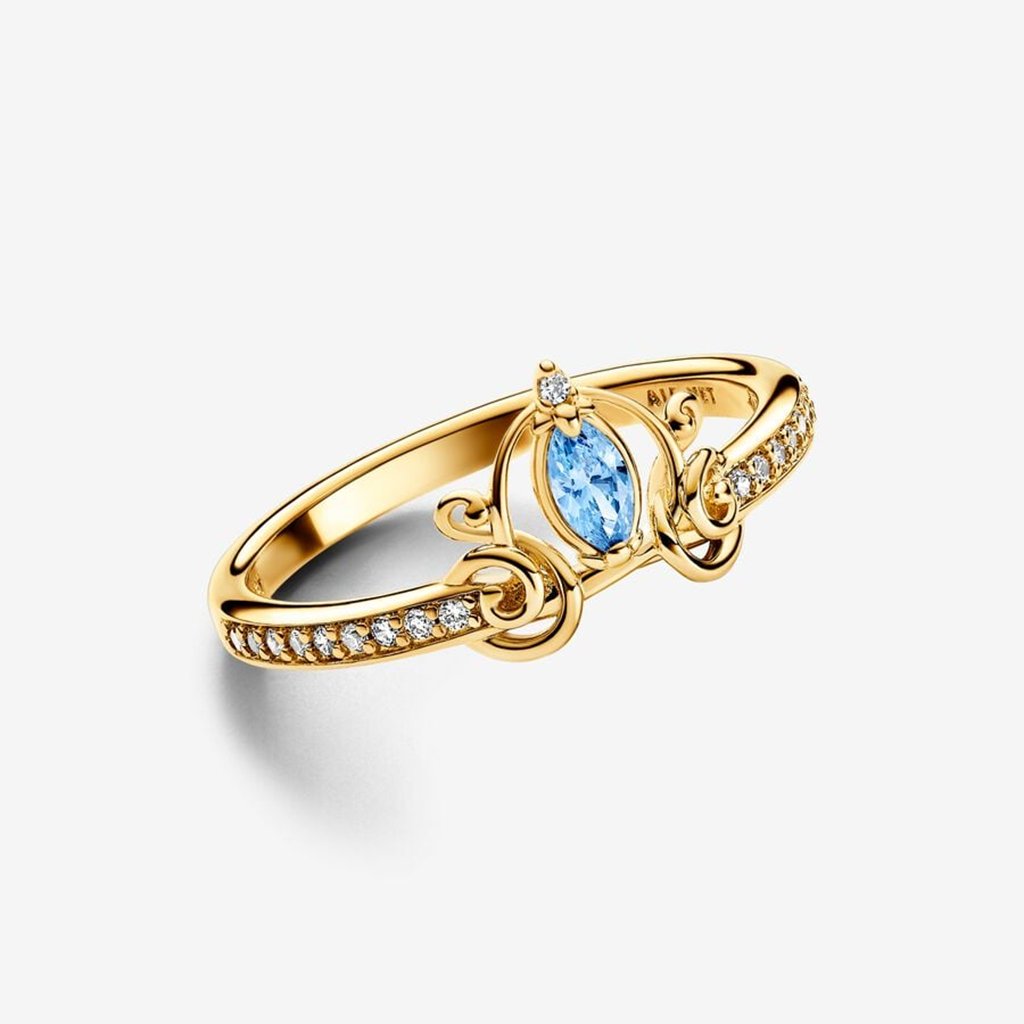 PANDORA  Disney Cinderella's Carriage Ring - Gold