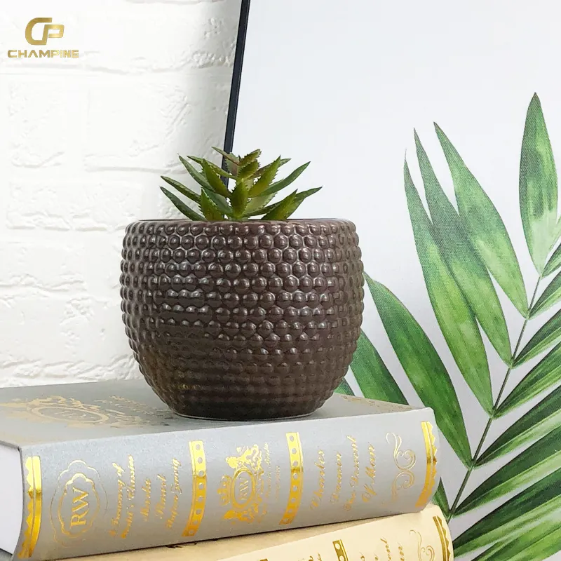 Garden supplies Artificial Plant Decoration Succulent Garden Pots   Planters Home Decor Ceramic Flower Pot