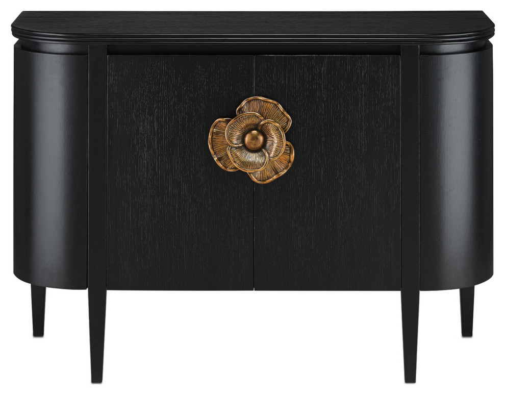 Briallen Demi lune   Transitional   Accent Chests And Cabinets   by HedgeApple  Houzz