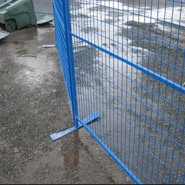 Galvanized square pipe 6ft hight Customized Security Canada Standard  Temporary fence panel factory