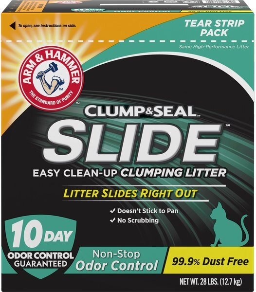 Arm and Hammer Litter Slide Scented Clumping Clay Cat Litter