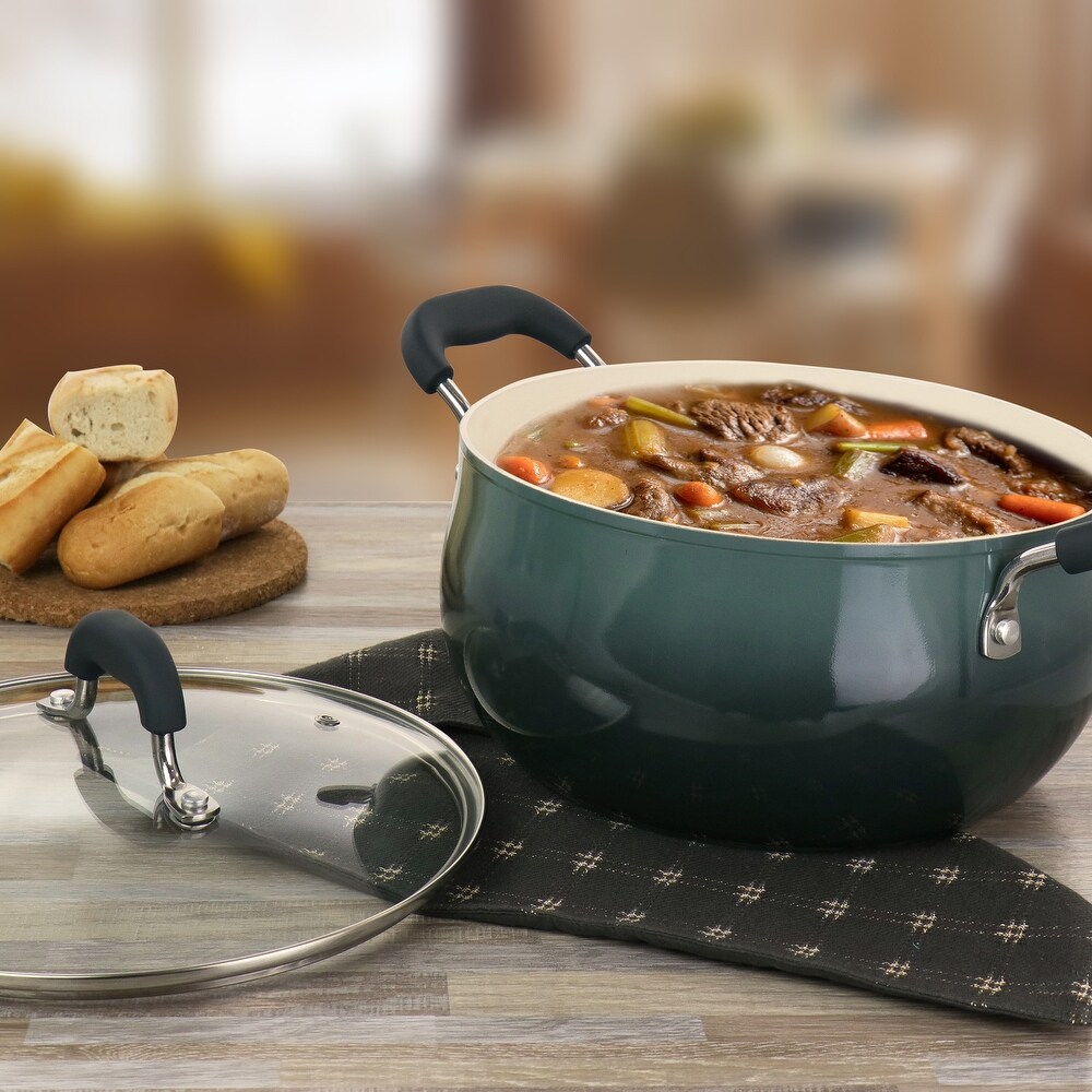 5.1 Liter Nonstick Aluminum Dutch Oven in Slate