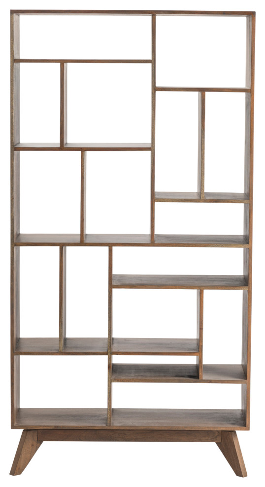 Bengal Manor Acacia Etagere   Midcentury   Bookcases   by Crestview Collection  Houzz