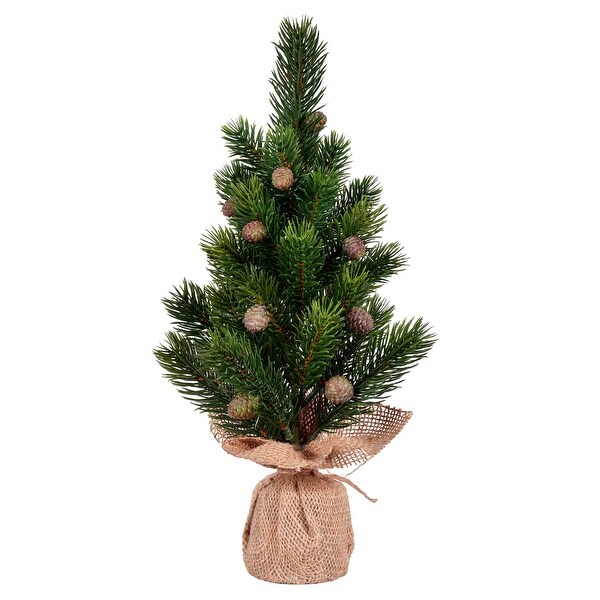 Vickerman 15 Spruce Sapling Artificial Christmas Tree，Unlit，Pack of 2