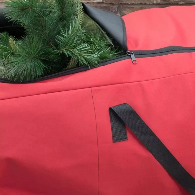 Northlight Red Wheeled Christmas Tree Storage Bag