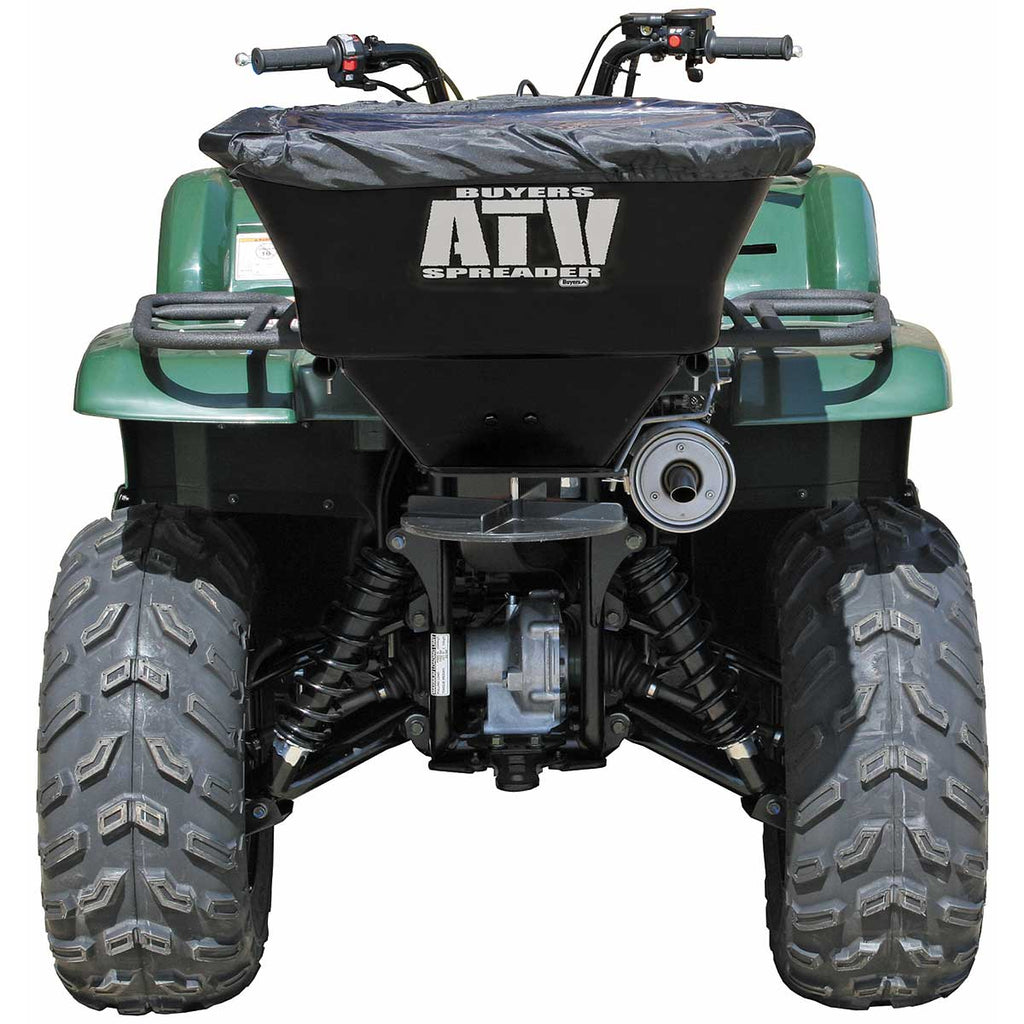 Buyers Products Horizontal Mount ATV Spreader， 100 Pound Capacity