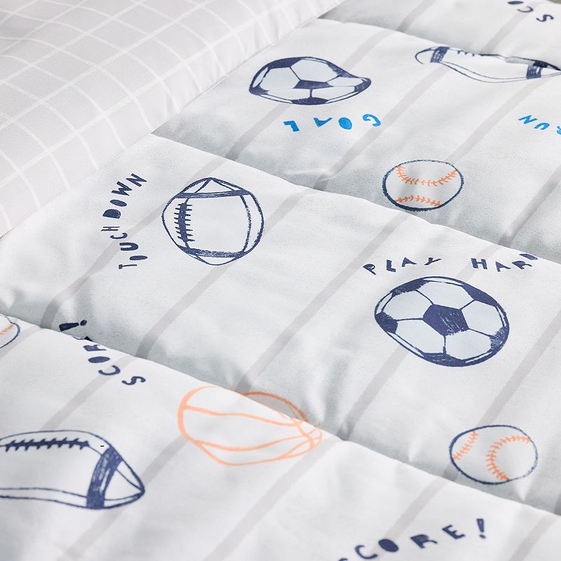 The Big One Kids? Bode Sports Reversible Comforter Set with Shams