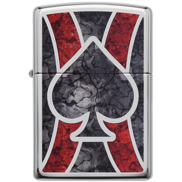 Zippo Ace Of Spades Design Windproof Lighter