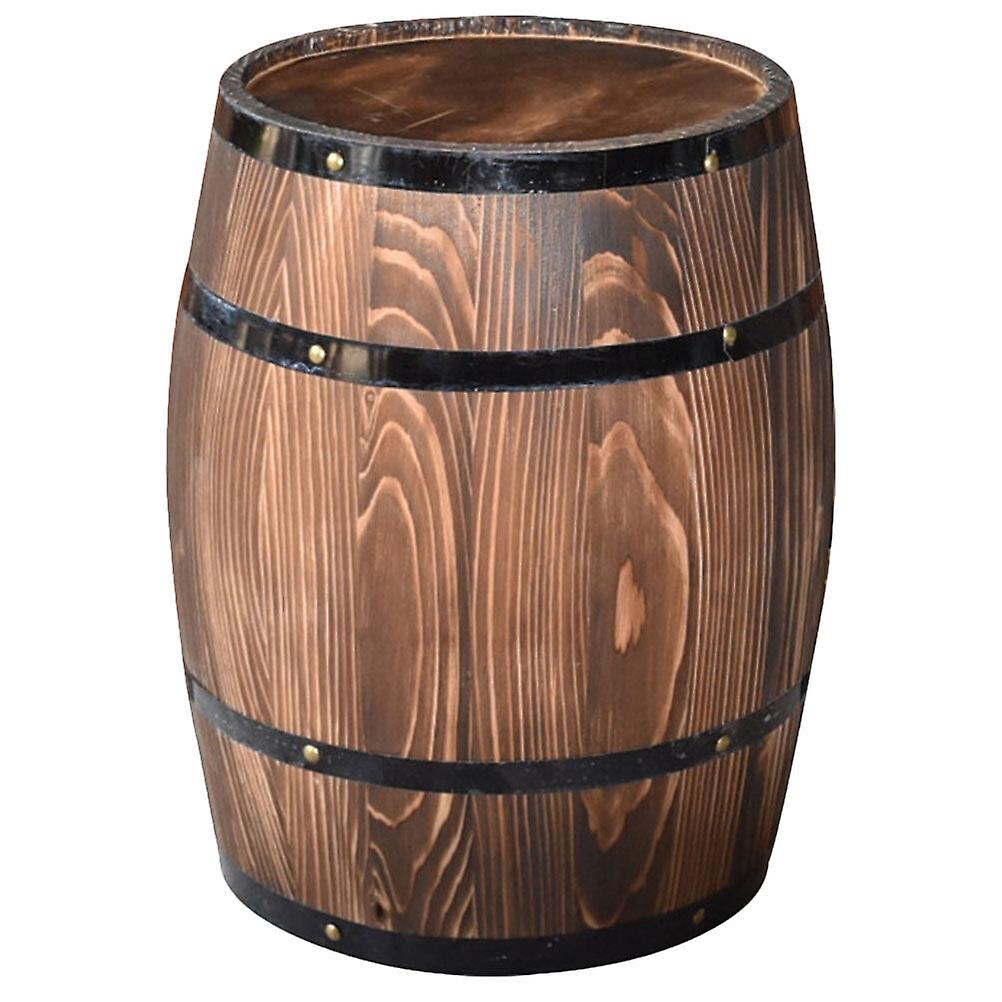 Wood Wine Barrel Decor Wine Barrel Ornament Retro Wine Barrel Photo Prop Bar Landscaping Decor