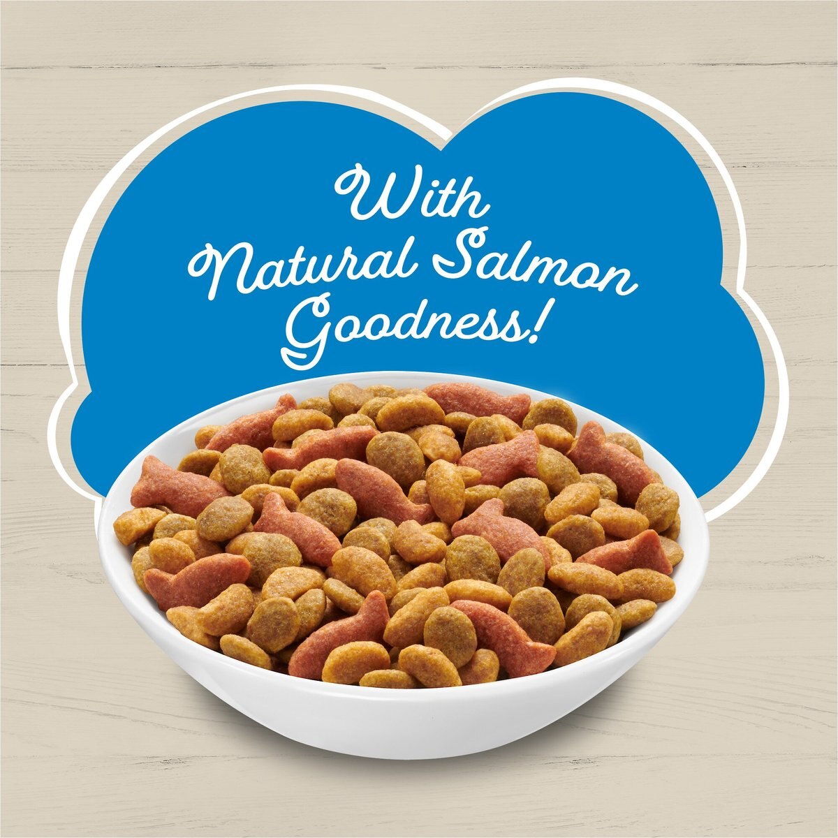 Friskies Ocean Favorites with Natural Salmon Dry Cat Food