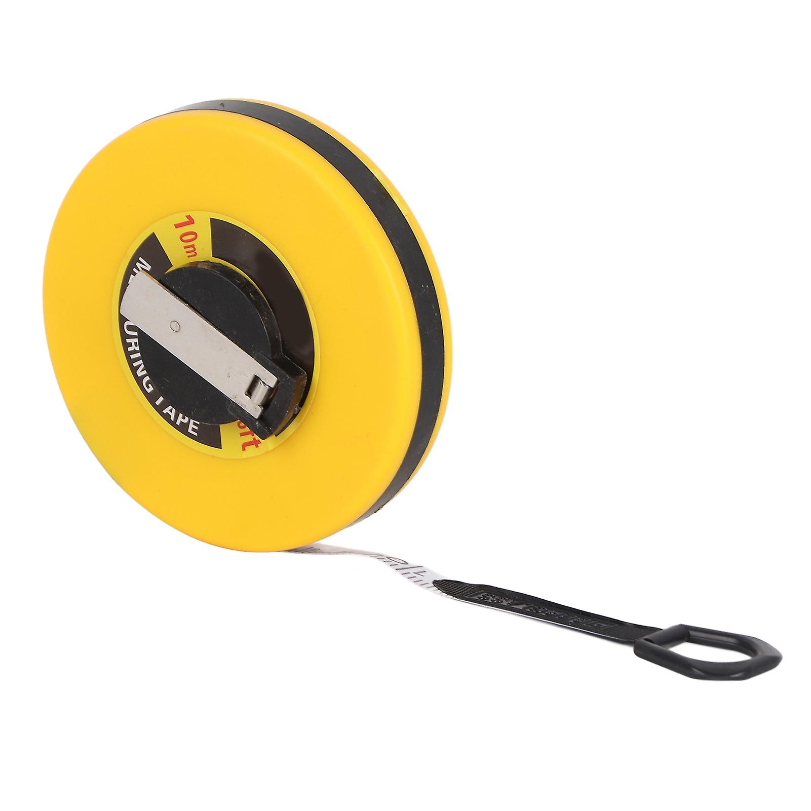 10m Site Measurement Fiberglass Tape Measure Soft Rulers Building Surveying Measuring Tool