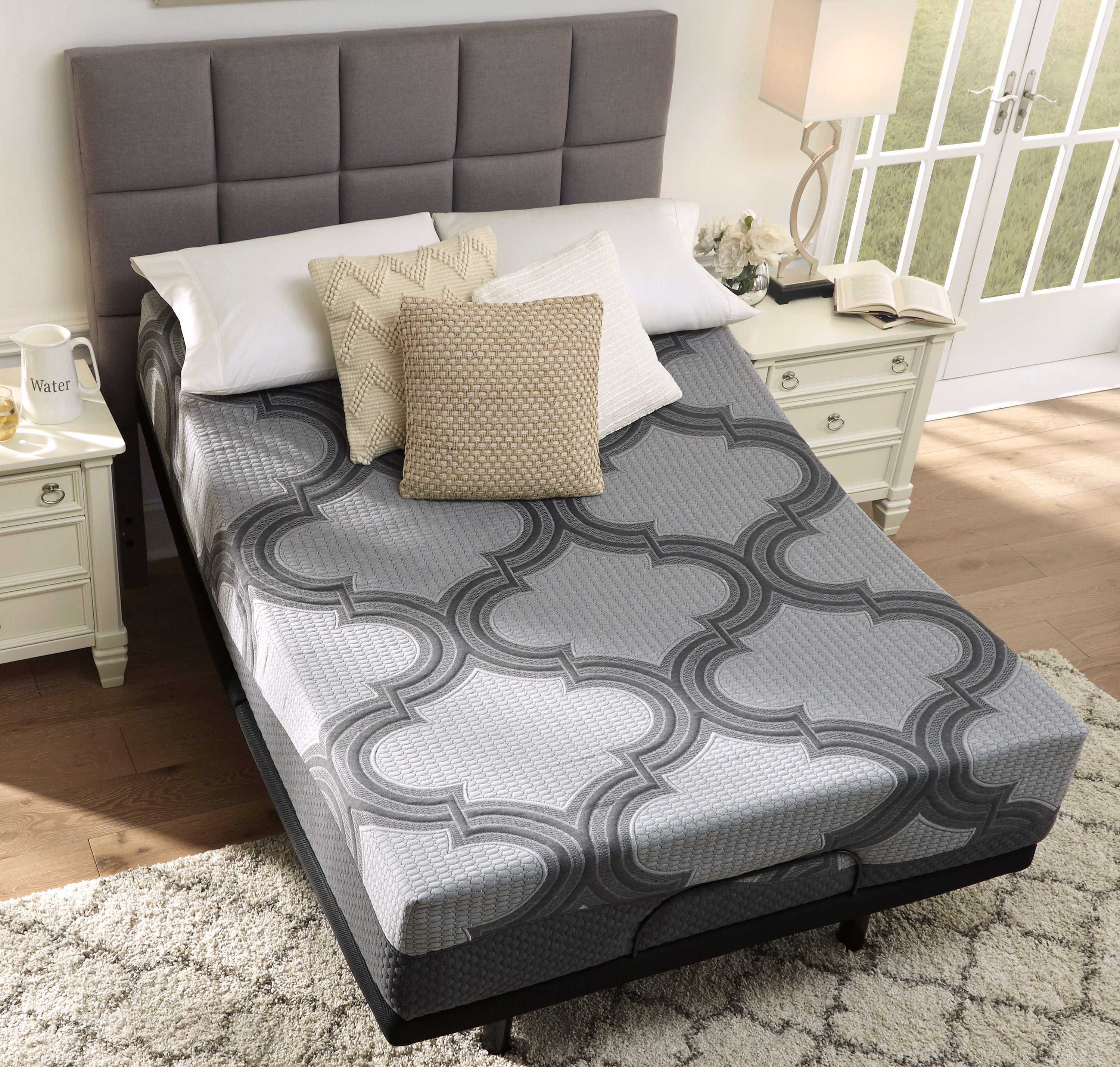 (Online Special Price) 1100 Series Gray King Firm Mattress