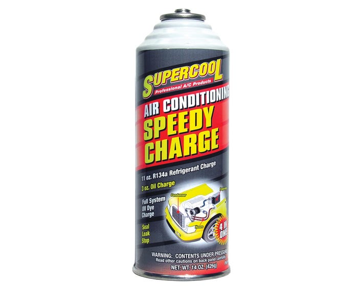 TSI Supercool Speedy Charge with Leak Stop and U/V Dye 14 oz Aerosol - 9473