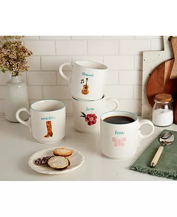 Dolly Parton Icon Mugs  20oz Set of 4