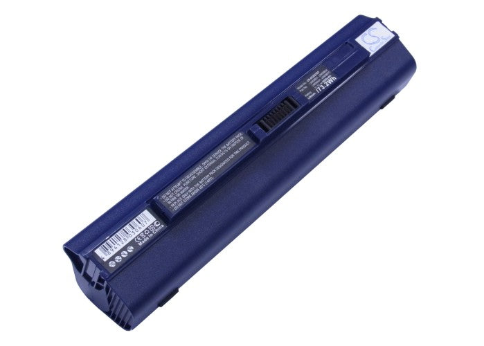 Acer Aspire One 531 Aspire One 751 As Blue 6600mAh Replacement Battery BatteryClerkcom Laptop and Notebook