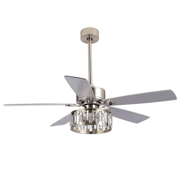 52-IN Reversible Crystal Ceiling Fan Fandelier with Remote Shopping - The Best Deals on Ceiling Fans | 40369832