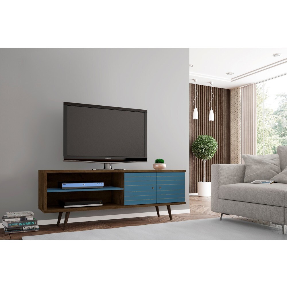 Manhattan Comfort Sortland Wooden Modern Media Cabinet Console