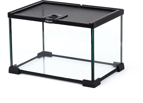 REPTI ZOO Mini Glass Reptile Terrarium Tank