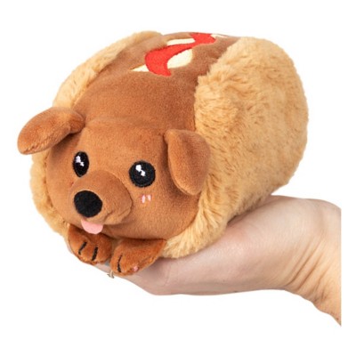 Squishable Snacker Dachsund Hot Dog Plush Toy