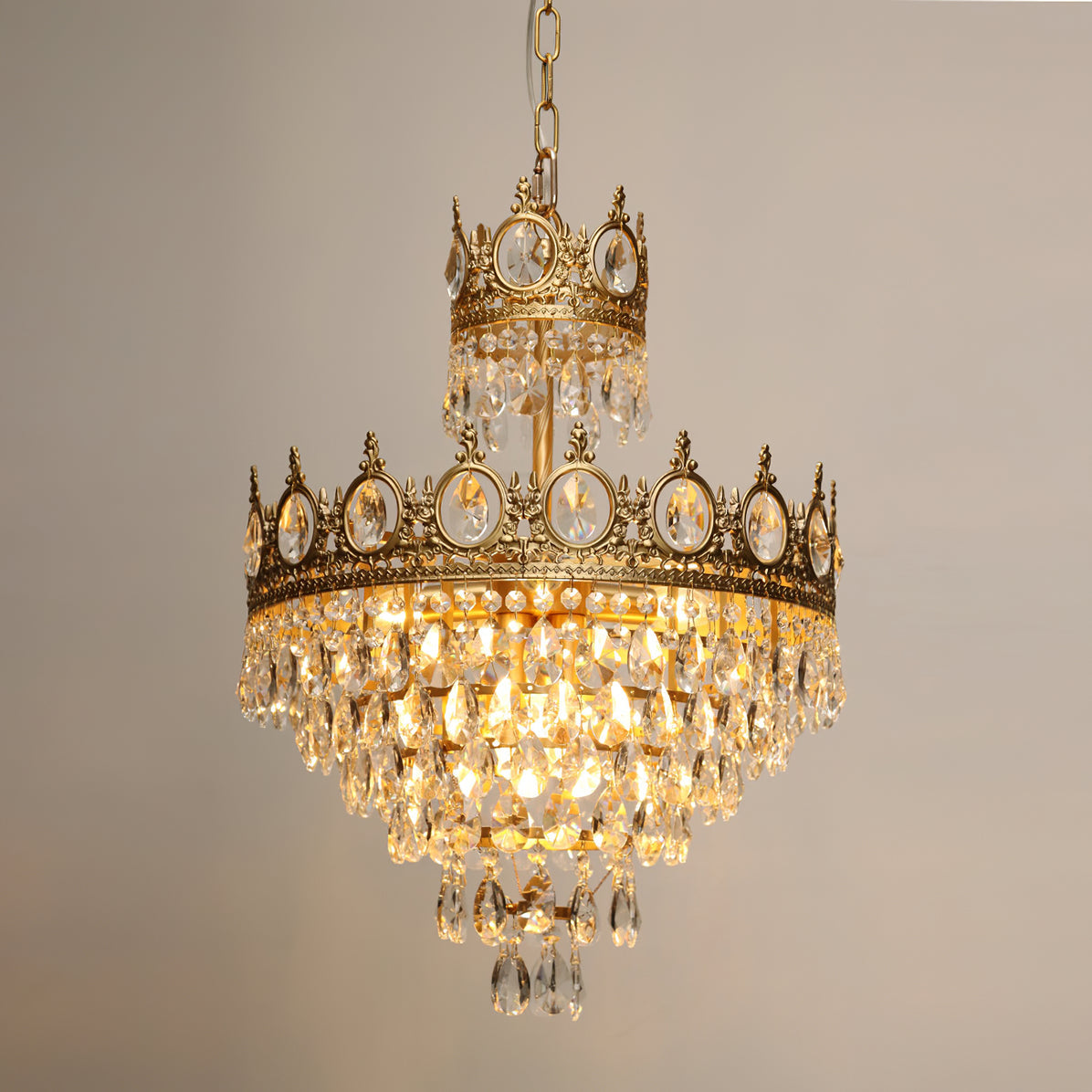 Vintage Crystal Chandelier