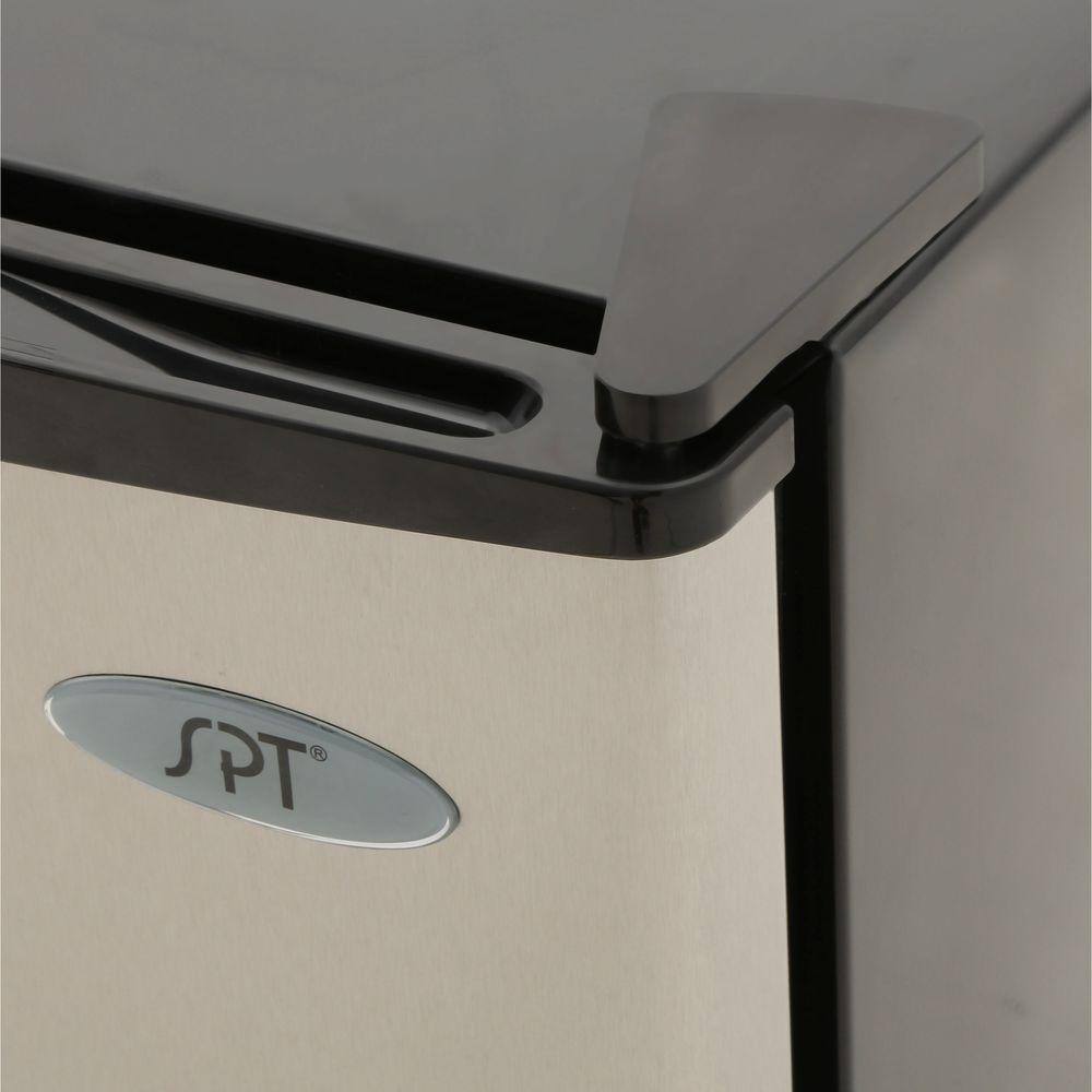 SPT 1.1 cu. ft. Upright Compact Freezer in Stainless Steel ENERGY STAR UF-114SSA