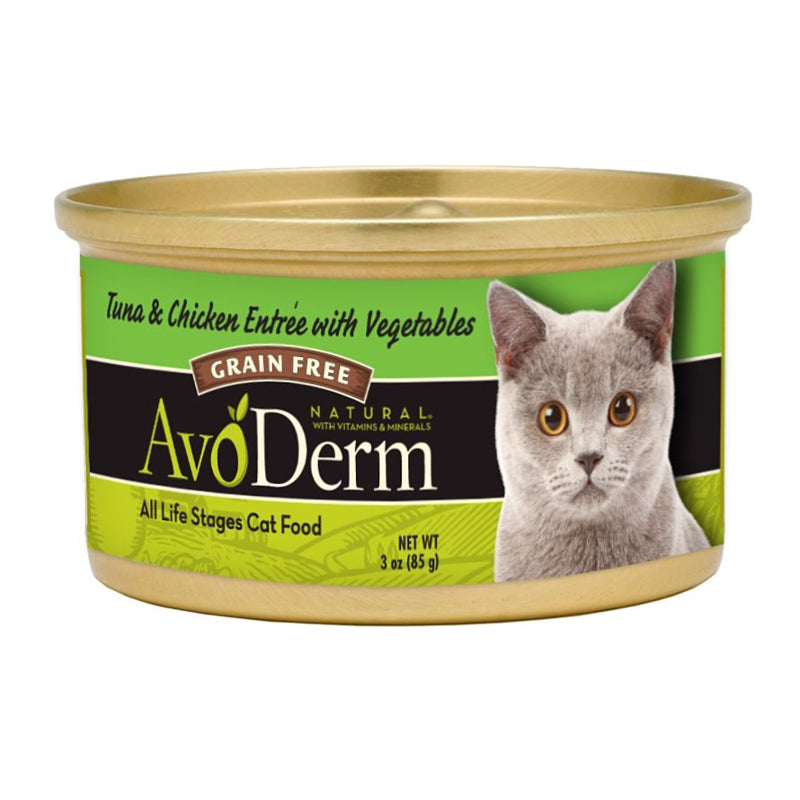 AvoDerm Natural Tuna and Chicken Entree with Vegetables Canned Cat Foo