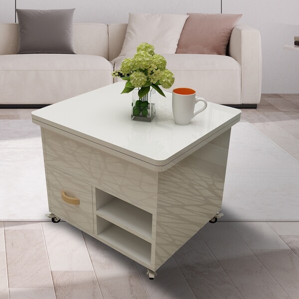 JASIWAY Modern Lift Top Coffee Table with Storage