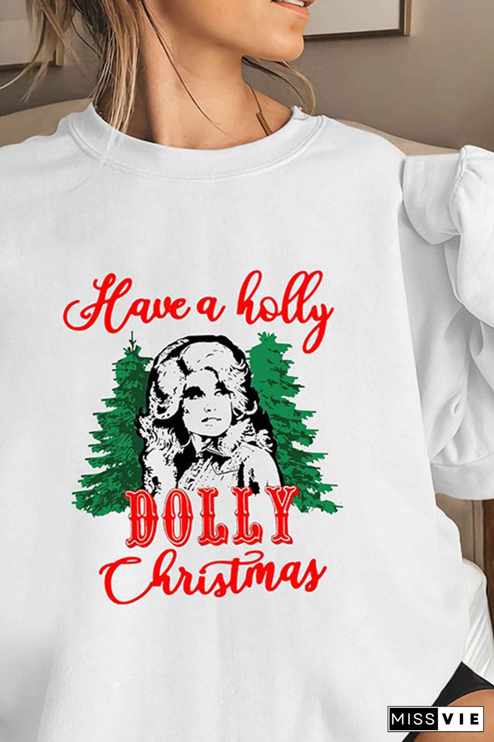 Have A Holly Dolly Christmas Sweatshirt Wholesale