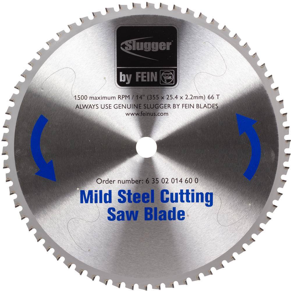 FEIN 14 in. 66-Teeth Metal Cutting Saw Blade for Mild Steel 63502014600