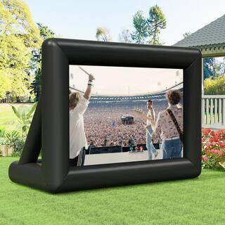 FUFUGAGA 16 ft. Outdoor Inflatable Mega Movie Projector Screen Supports Front  Rear Projection with Blower Carry Bag KF020146-16-02-03