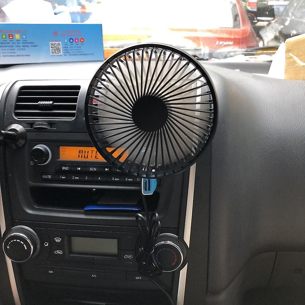 Universal 5v 360 Degree Rotating Adjustable Angle Car Air Vent Usb Fan