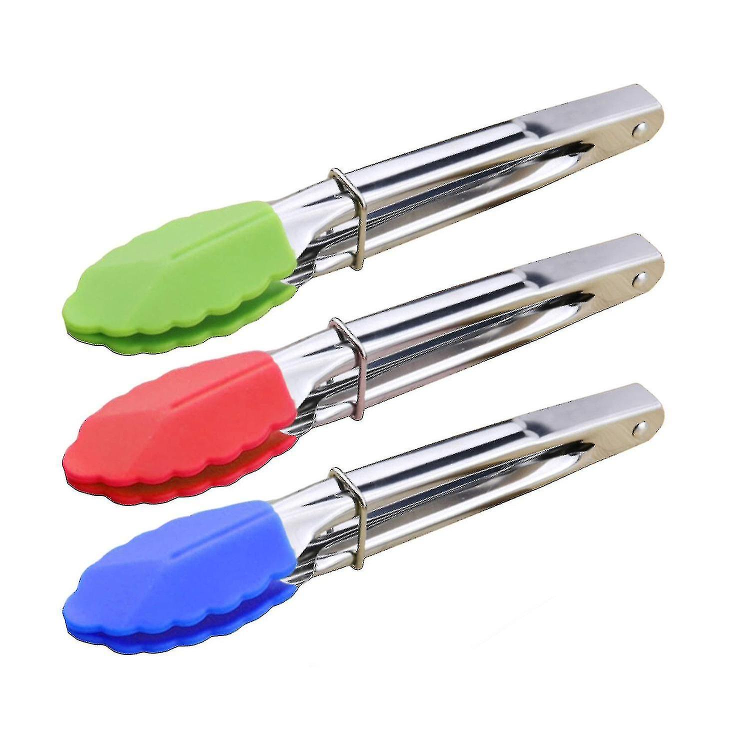 Silicone Tongs Mini Small Tiny Kitchen Tongs For Food Sugar Ice Salad