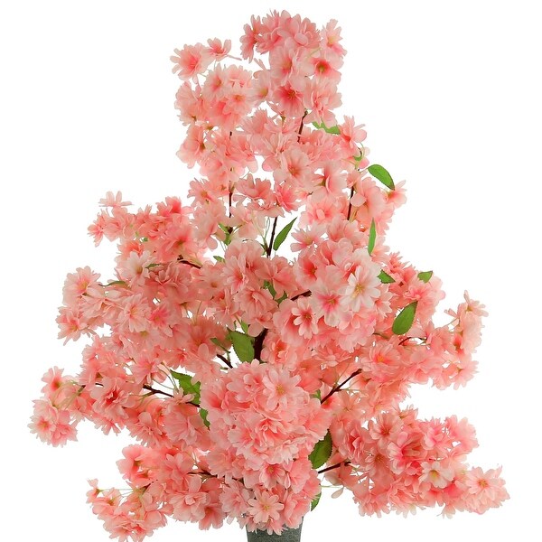 Cherry Blossom Florals in a Ceramic Vase