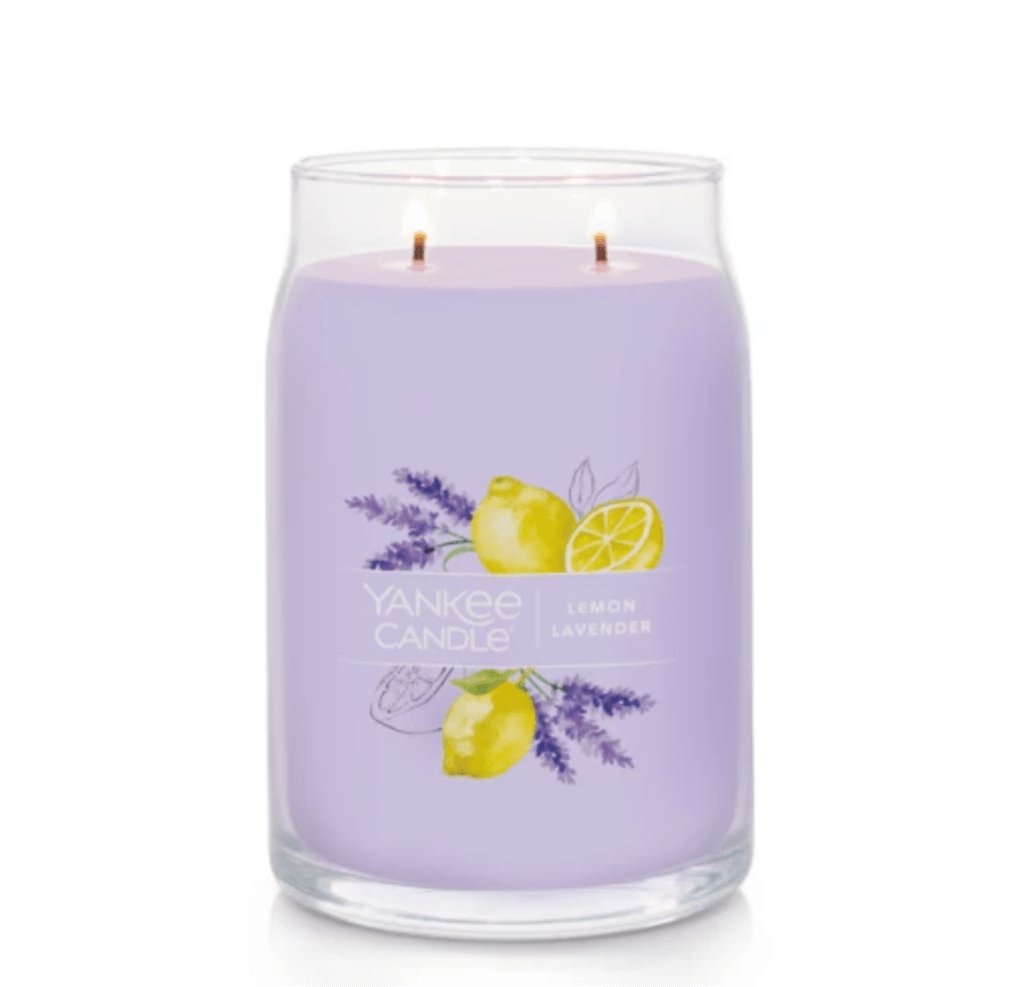 Yankee Candle  Signature Large Jar Candle in Lemon Lavender