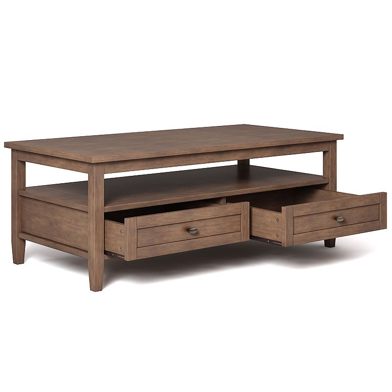 Simpli Home Warm Shaker Coffee Table