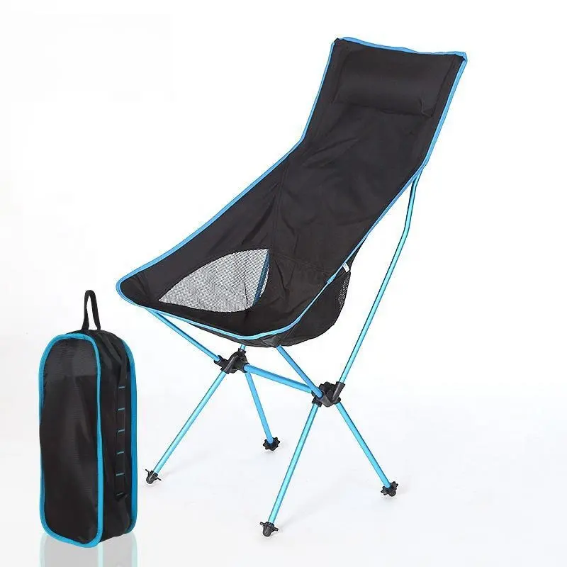 Polar Everest High Back Aluminum Pipe Portable Lightweight Foldable Folding Outdoor Camping Chairs with Carry Bag