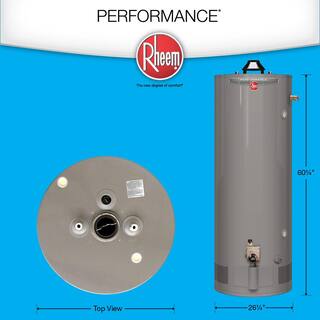 Rheem Performance 75 Gal. Tall 6 Year 75100 BTU Liquid Propane Tank Water Heater XP75T06ST76U0