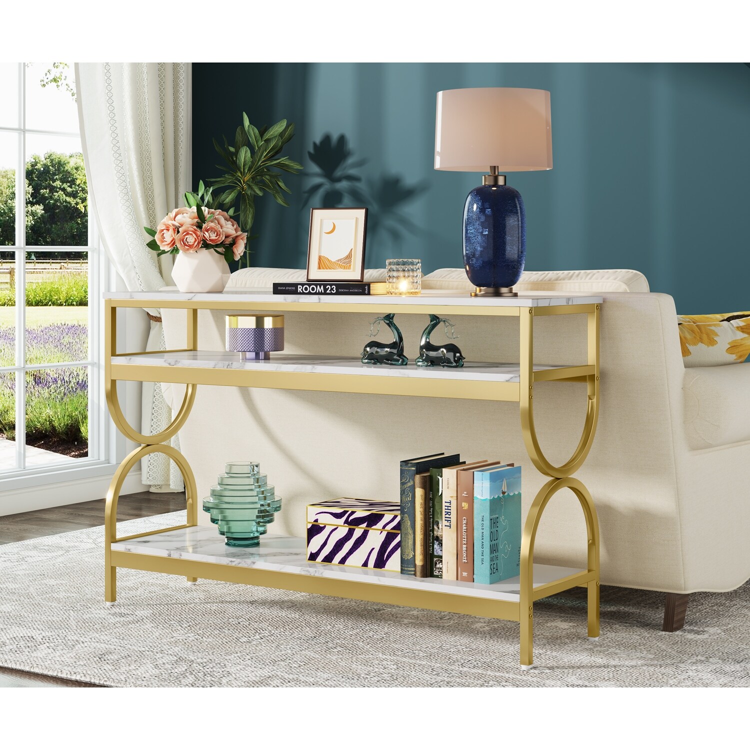 55 Inch Sofa Console Table