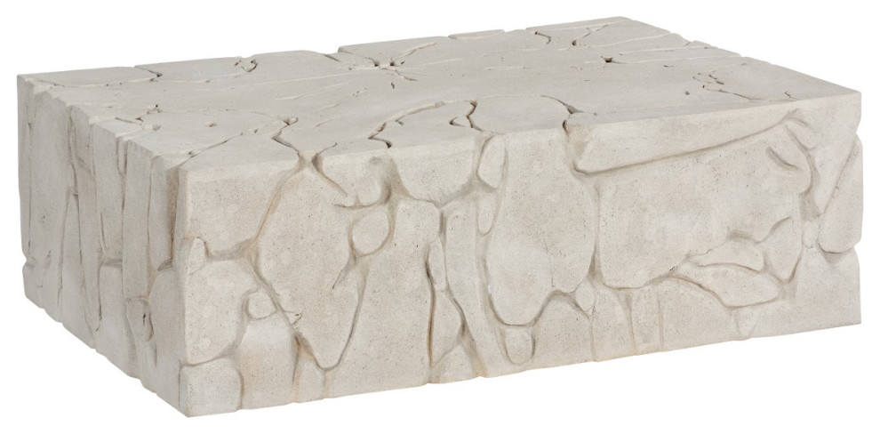 Chunk Coffee Table  Rectangle  Roman Stone   Coffee Tables   by Phillips Collection  Houzz