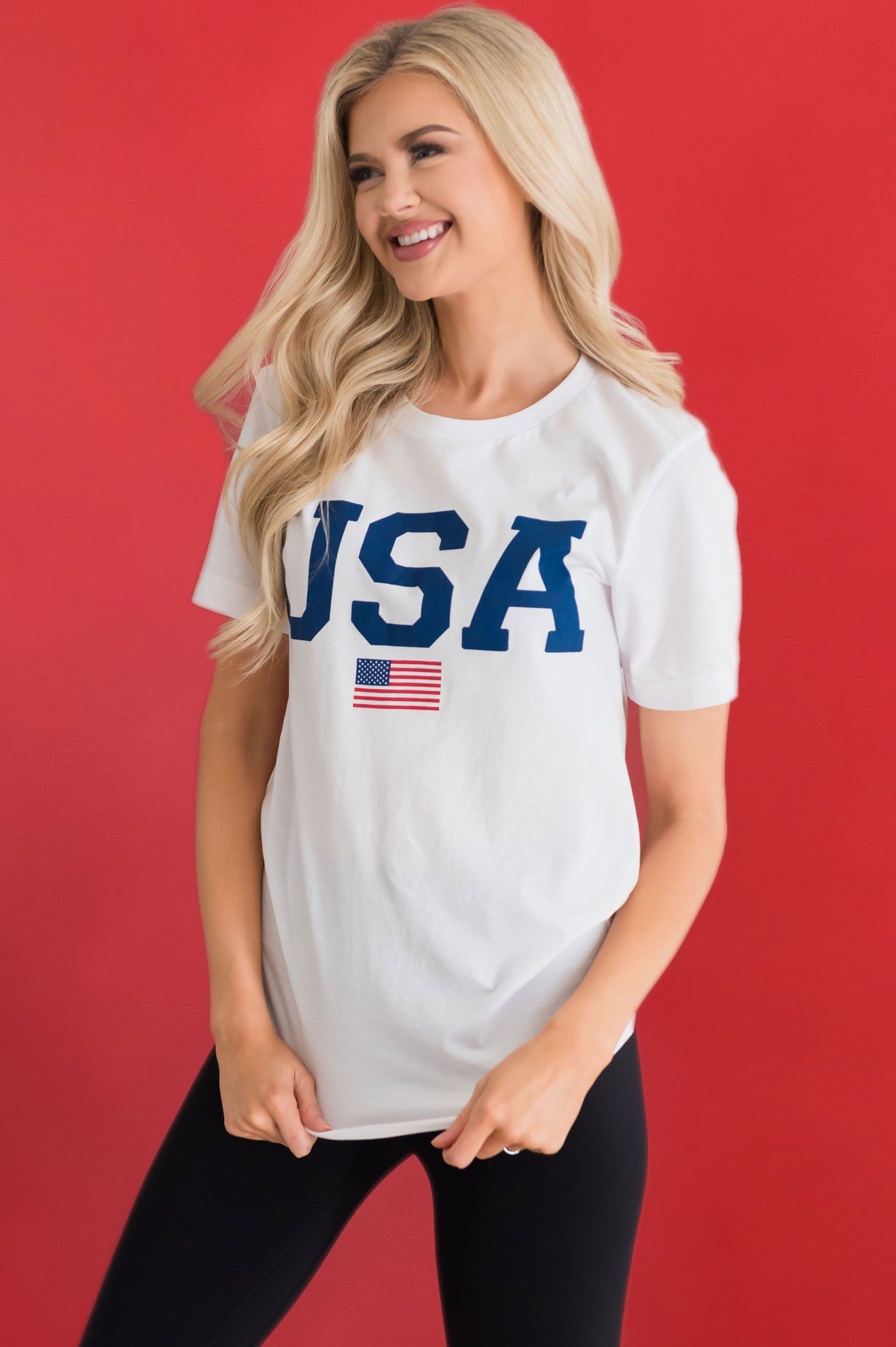 USA Modest Graphic Tee