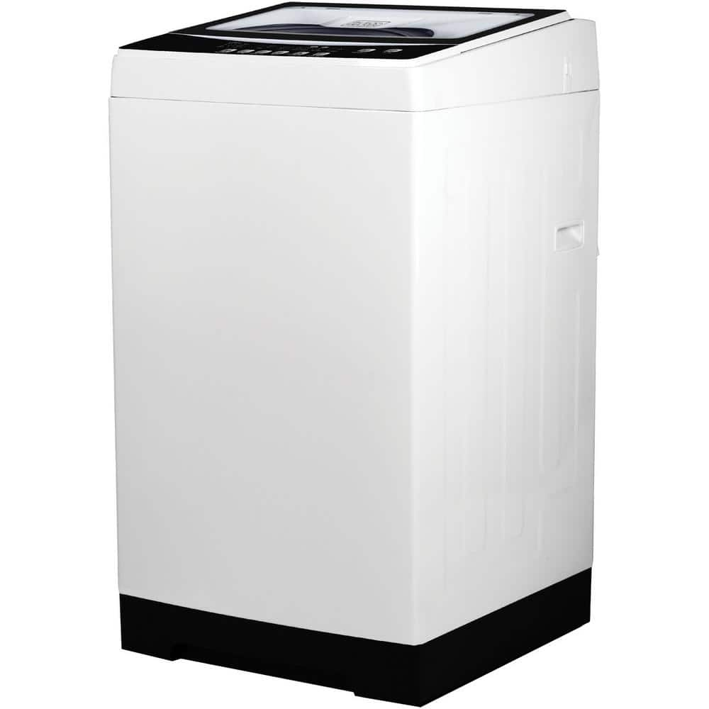 BLACK+DECKER 20.3 in. 1.7 cu. ft. 6-Cycle Portable Top Load Electric Washing Machine in white BPWM16W