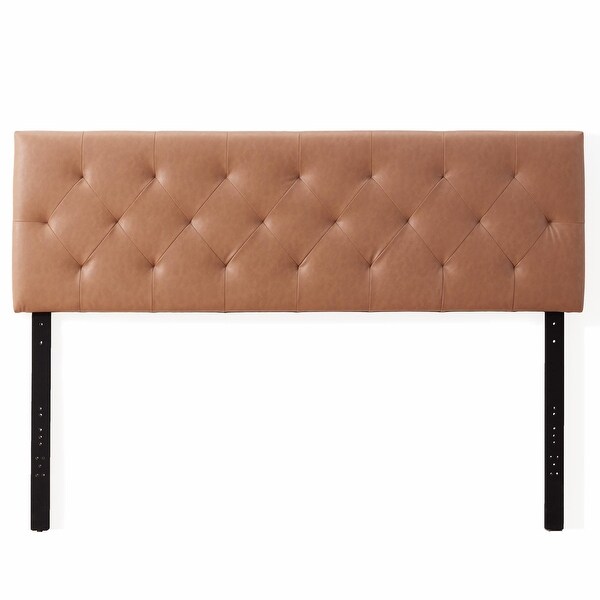 Brookside Avery Adjustable Faux Leather Headboard - - 32373809