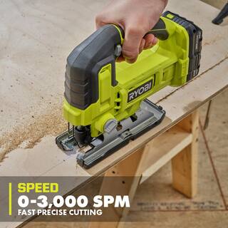 RYOBI ONE+ 18V Cordless 2-Tool Combo Kit with 5 12 in. Circular Saw and Jig Saw (Tools Only) PCL500B-PCL525B