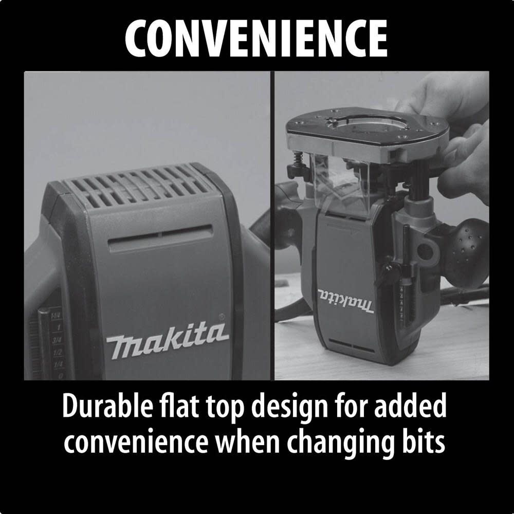 Makita 1-1/4 HP Plunge Router RP0900K from Makita