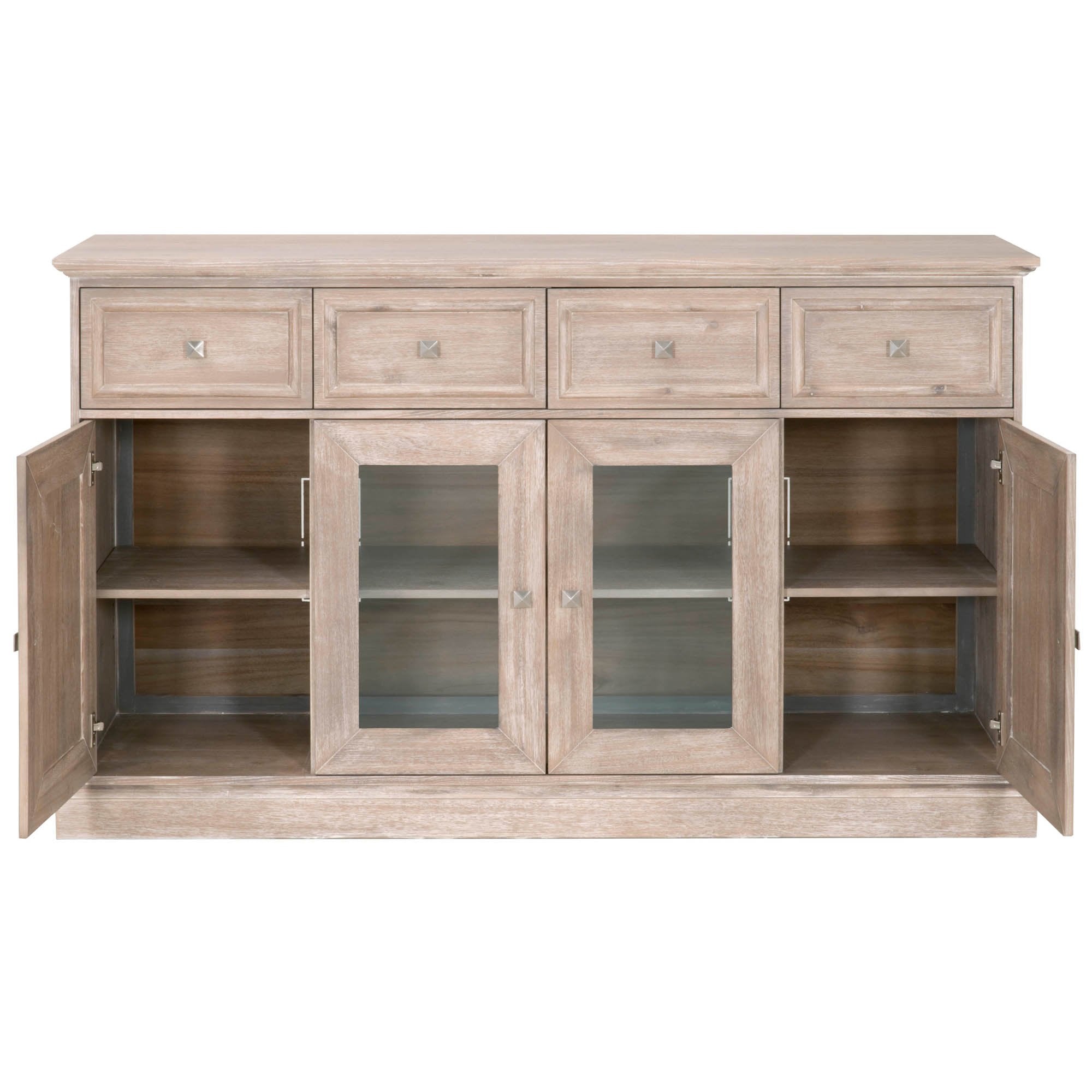 Hudson Media Sideboard in Acacia Veneer