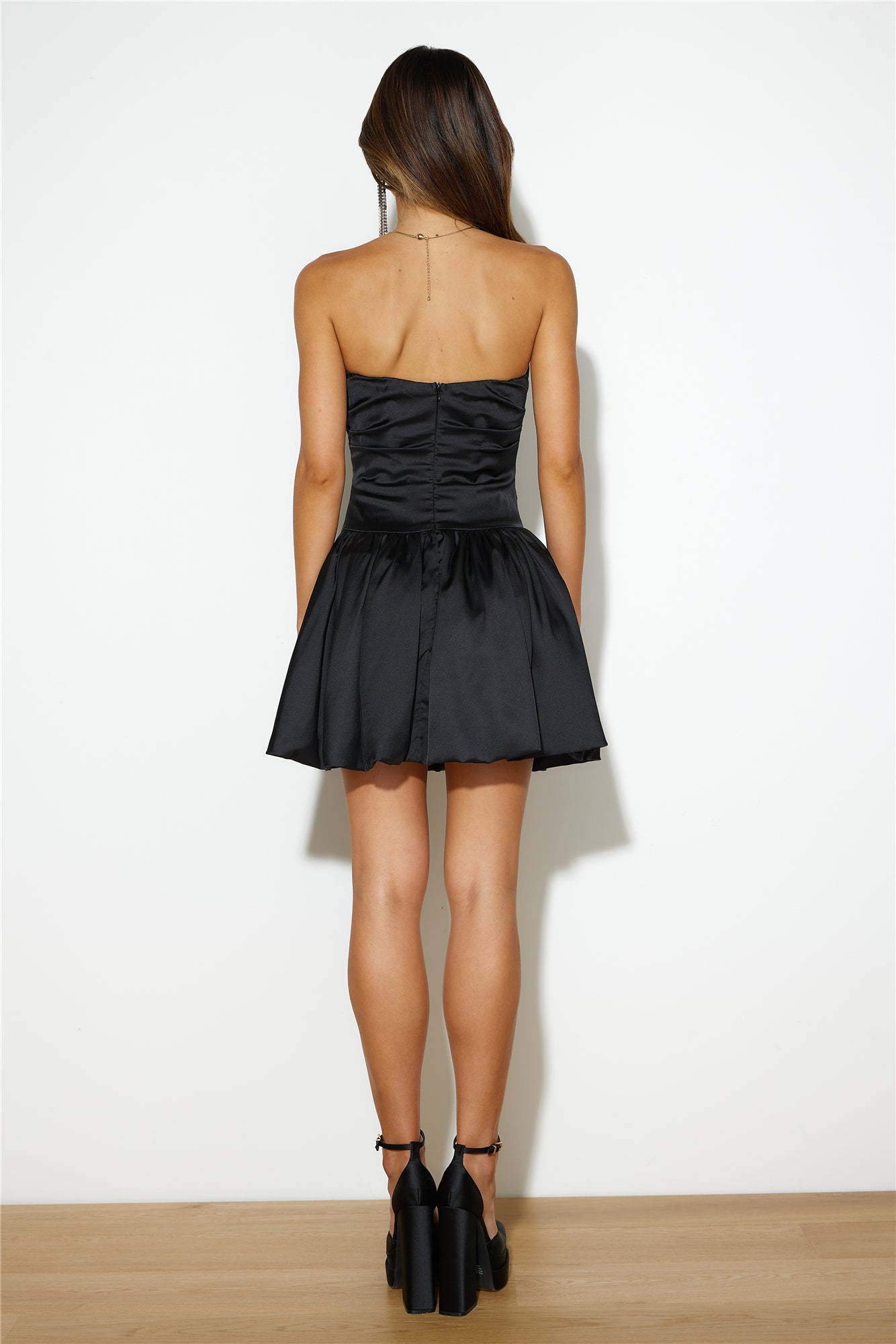 Dream Of Fame Mini Dress Black