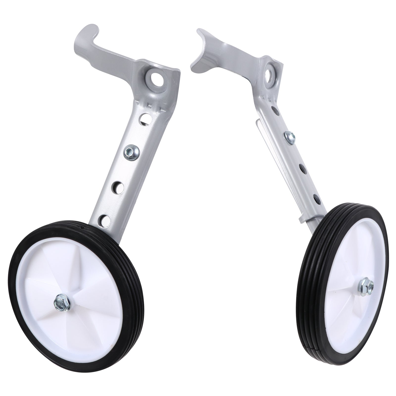 Hemoton 1 Pair Kid Bike Training Wheels Heavy Duty Rear Wheel Adjustable Bike Stabilizer